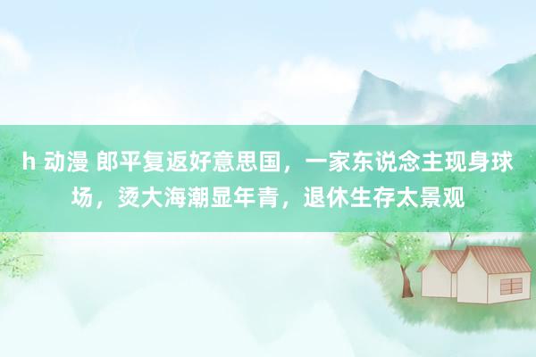 h 动漫 郎平复返好意思国，一家东说念主现身球场，烫大海潮显年青，退休生存太景观