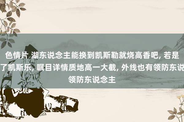 色情片 湖东说念主能换到凯斯勒就烧高香吧， 若是真换了凯斯乐， 瞩目详情质地高一大截， 外线也有领防东说念主