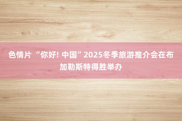 色情片 “你好! 中国”2025冬季旅游推介会在布加勒斯特得胜举办