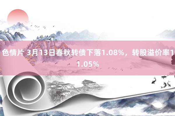 色情片 3月13日春秋转债下落1.08%，转股溢价率11.05%