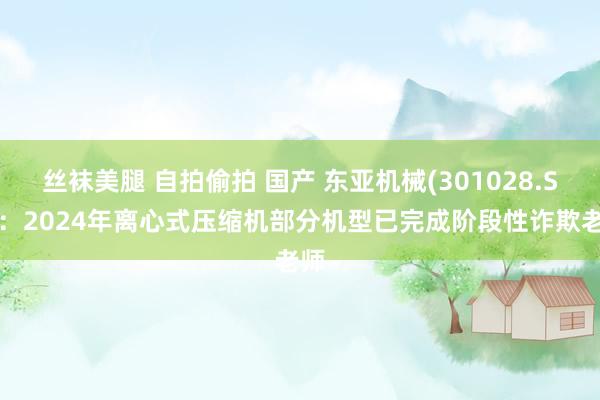 丝袜美腿 自拍偷拍 国产 东亚机械(301028.SZ)：2024年离心式压缩机部分机型已完成阶段性诈欺老师