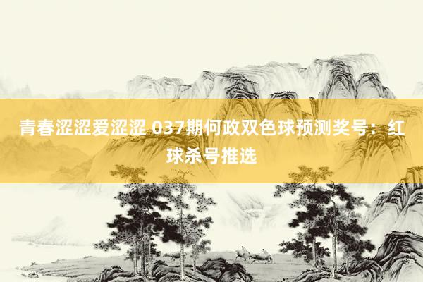 青春涩涩爱涩涩 037期何政双色球预测奖号：红球杀号推选