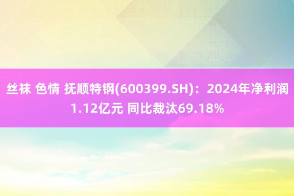 丝袜 色情 抚顺特钢(600399.SH)：2024年净利润1.12亿元 同比裁汰69.18%